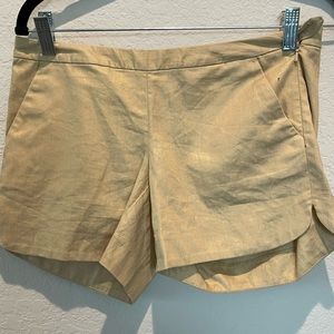 Lily Pulitzer gold shorts